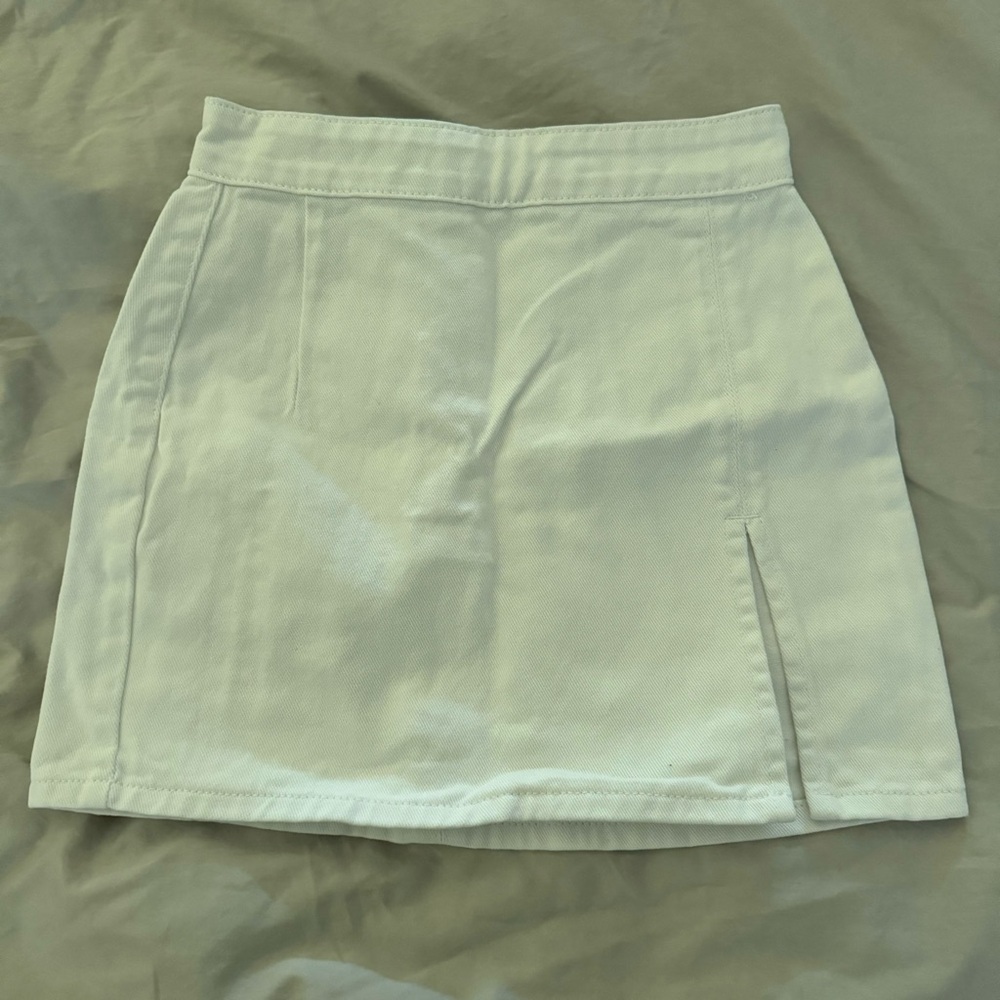 Lioness denim white skirt
